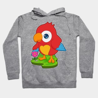 Parrot Flower Hoodie